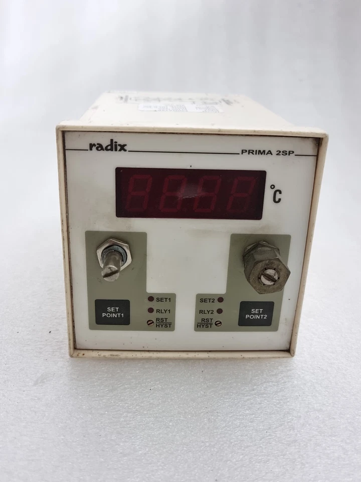 radix PRIMA 2SP Pt100 Type Temperature Controller 230 Vac Free Ship